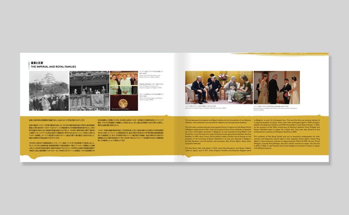 Brand identity for 160 Years Belgium & Japan