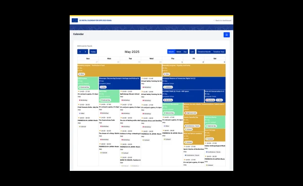EU Digital Calendar - Expo 2025 Osaka